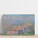 Reproduktion des Gemäldes Haus des Gärtners in Antibes - Claude Monet