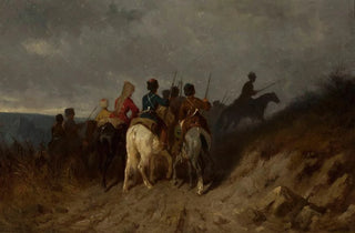 Maksymilian Gierymski - Reconnaissance by Kuban Cossacks.webp