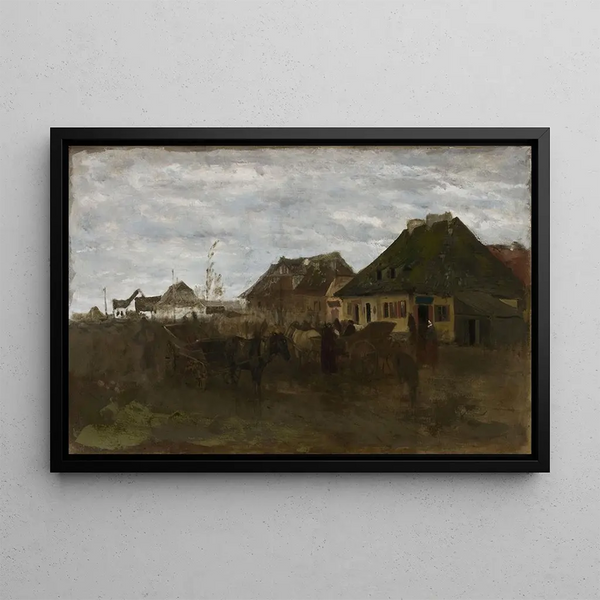 Maksymilian Gierymski - Winter in a small town sketch I.webp