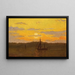 Sonnenuntergang - Manfred Lindemann-Frommel — gerahmtes Bild an der Wand