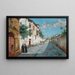 Straße in Granada - Manuel García y Rodríguez — gerahmtes Bild an der Wand