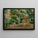 Lumière tachetée dans un jardin - Manuel García y Rodríguez — gerahmtes Bild an der Wand