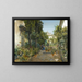 Garten in Sevilla - Manuel García y Rodríguez — gerahmtes Bild an der Wand