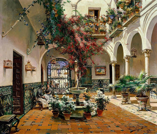 Manuel Garca y Rodrguez - Interior Courtyard Seville.webp