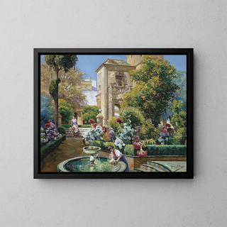 Manuel Garca y Rodrguez - The Alcazar Gardens Seville.webp