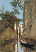 Damen in einer Gondel in Venedig - Manuel Ramírez Ibáñez — Ansicht des Kunstwerks
