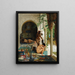 Nach dem Bad - Marc Alfred Chataud — gerahmtes Bild an der Wand