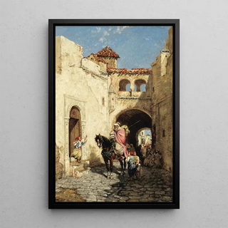 MarcAlfred Chataud - Street Scene in Algeria.webp