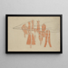 Friedhof der Uniformen und Bücher Nr. 2 Die Singles und Neun Muscheln Malic - Marcel Duchamp — gerahmtes Bild an der Wand