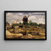 Le Moulin de la Galette - Marcel Leprin — gerahmtes Bild an der Wand