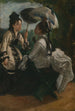 La Conversation - Marcellin-Gilbert Desboutin — gerahmtes Bild an der Wand