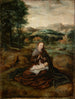 Marie mit dem Kind sitzend in einer Landschaft - Marcellus Coffermans — Ansicht des Kunstwerks