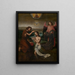Der Taufe Christi - Marcellus Coffermans — gerahmtes Bild an der Wand