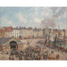 Reproduktion des Gemäldes Fischmarkt - Camille Pissarro