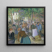Markt für Geflügel in Gisors - Camille Pissarro — gerahmtes Bild an der Wand