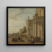 Italienischer Markt - Jacob van der Ulft — gerahmtes Bild an der Wand