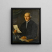 Portrait von Scipione Baldassini - Schule der Marches — gerahmtes Bild an der Wand