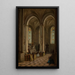 Innenansicht der Kathedrale Saint-Jean in Warschau - Marcin Zaleski — gerahmtes Bild an der Wand