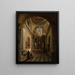 Kapelle der Literatur der Kathedrale Saint-Jean in Warschau - Marcin Zaleski — gerahmtes Bild an der Wand
