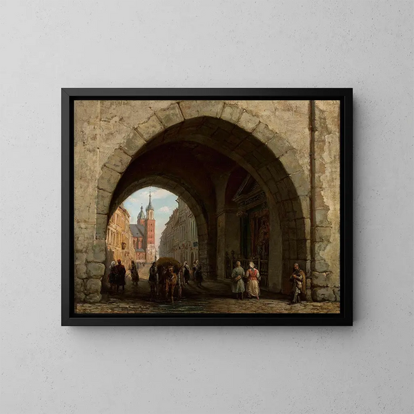 Porte de Saint-Florian à Cracovie - Marcin Zaleski — gerahmtes Bild an der Wand
