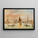 Venedig im Becken von San Marco - Marco Grubacs — gerahmtes Bild an der Wand