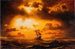 Sonnenuntergang am Meer - Marcus Larson — Ansicht des Kunstwerks