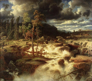 Cascade en Småland - Marcus Larson — Ansicht des Kunstwerks