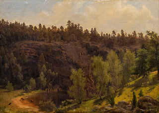 Marcus Larson - Woodland Pool in Sunshine.webp