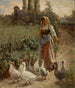 Die Gänsehirterin Picardie Frankreich - Margaret A. Rudisill — Ansicht des Kunstwerks