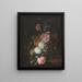 Blumen - Margareta Haverman — gerahmtes Bild an der Wand