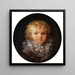 Portrait eines Kindes - Marguerite Grard — gerahmtes Bild an der Wand