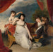 Maria Mathilda Bingham mit zwei ihrer Kinder - Sir Thomas Lawrence — in einem Innenraum präsentiert
