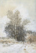 Spaziergänger im Schnee am Waldrand - Maria Bilders-van Bosse — Ansicht des Kunstwerks