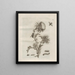 Die wundersame Verwandlung der Raupen und die seltsame Nahrung der Blumen Pl101 - Maria Sibylla Merian — gerahmtes Bild an der Wand