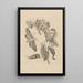 Dissertation über die Entstehung und die Metamorphosen der Insekten von Surinam Pl03 - Maria Sibylla Merian — gerahmtes Bild an der Wand