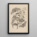 Dissertation über die Entstehung und die Metamorphosen der Insekten von Surinam Pl11 - Maria Sibylla Merian — gerahmtes Bild an der Wand