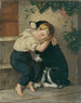 Junge mit Hund - Maria Theresia — Ansicht des Kunstwerks