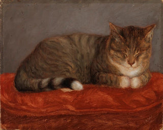 Schlafende Katze - Mosse - Maria Wiik — Ansicht des Kunstwerks