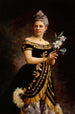 Portrait der Opernsängerin Ida Basilier-Magelsen als Philine in der Oper Mignon von Ambroise Thomas - Maria Wiik — Ansicht des Kunstwerks