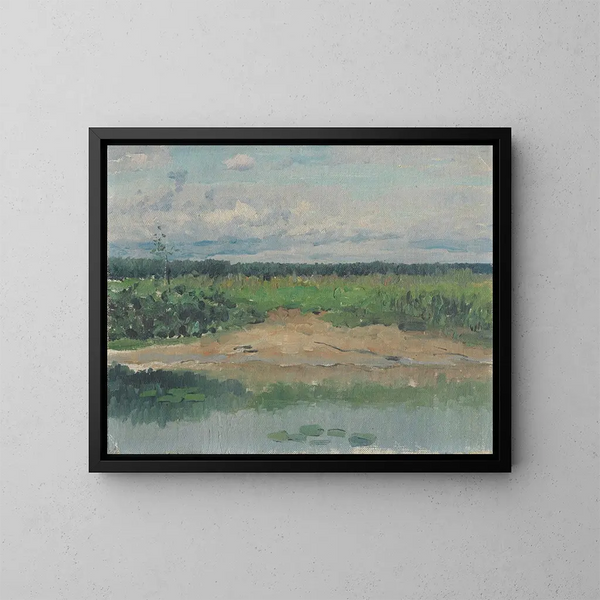 Schule der Fische - Maria Yakunchikova — gerahmtes Bild an der Wand