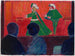 Theater der Marionetten im Vordergrund - Marianne von Werefkin — Ansicht des Kunstwerks