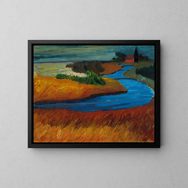 Prerowstrom - Marianne von Werefkin — gerahmtes Bild an der Wand