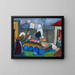 Die Wäscherinnen - Marianne von Werefkin — gerahmtes Bild an der Wand