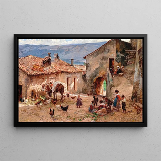 Mariano Barbasan Lagueruela - Children Playing in Anticoli Corrado.webp