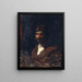 Buste d'homme allégorie de Bacchus - Mariano Fortuny Marsal — gerahmtes Bild an der Wand