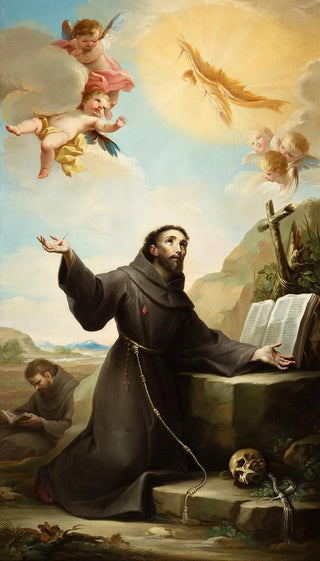 Mariano Salvador Maella - Saint Francis of Assisi Receiving the Stigmata.webp