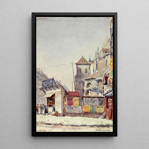 MarieDsir Bourgoin - Palissade autour de lglise SaintNicolas rue Raumur.webp