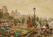 Der Blumensteg und das Rathaus - Marie-François Firmin-Girard — Ansicht des Kunstwerks