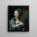Selbstporträt - Marie-Gabrielle Capet — gerahmtes Bild an der Wand