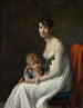 Madame Philippe Panon Desbassayns de Richemont Jeanne Églé Mourgue und ihr Sohn Eugène - Marie-Guillemine Benoist — Ansicht des Kunstwerks
